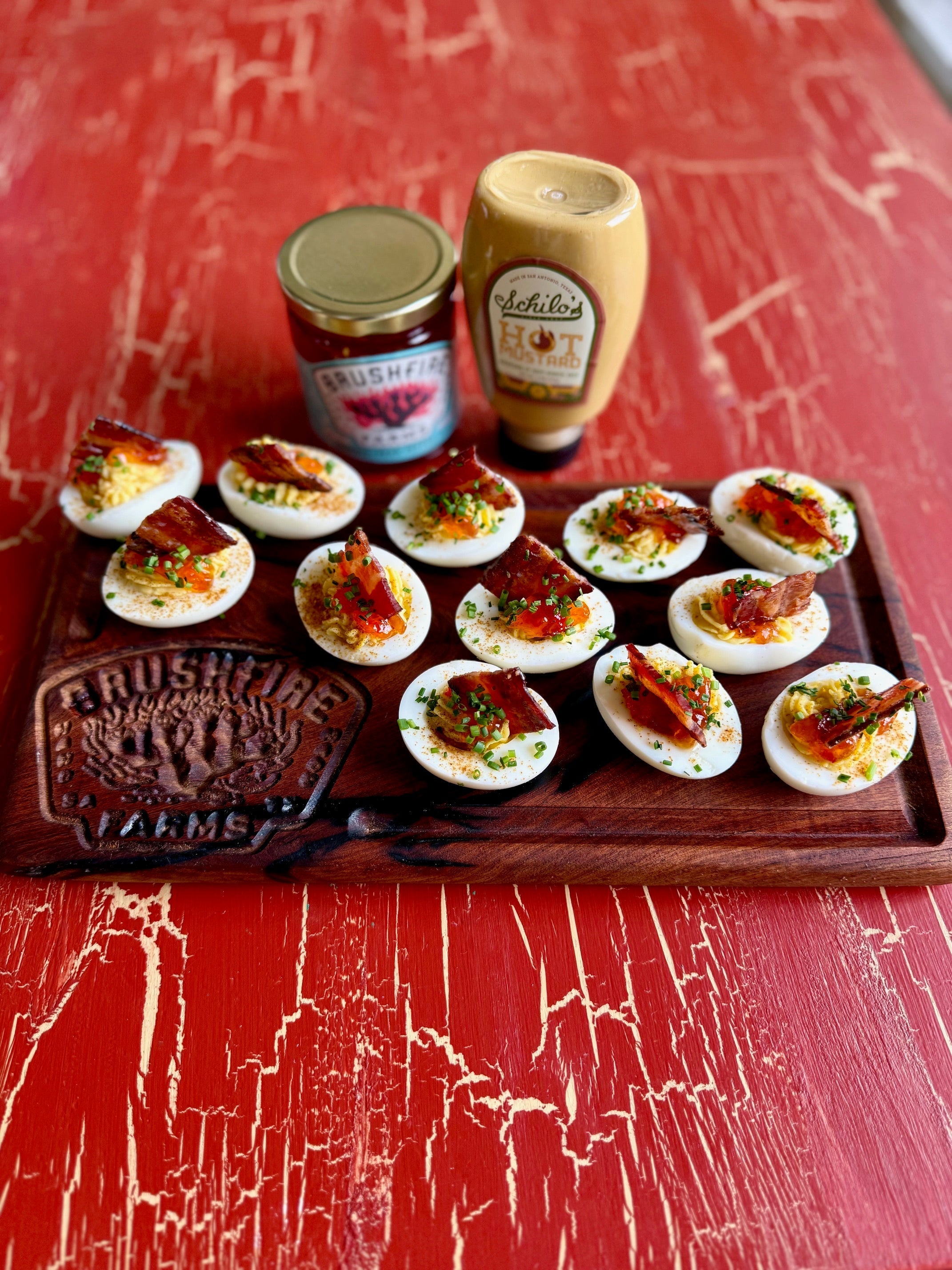 Brushfire Deviled Eggs