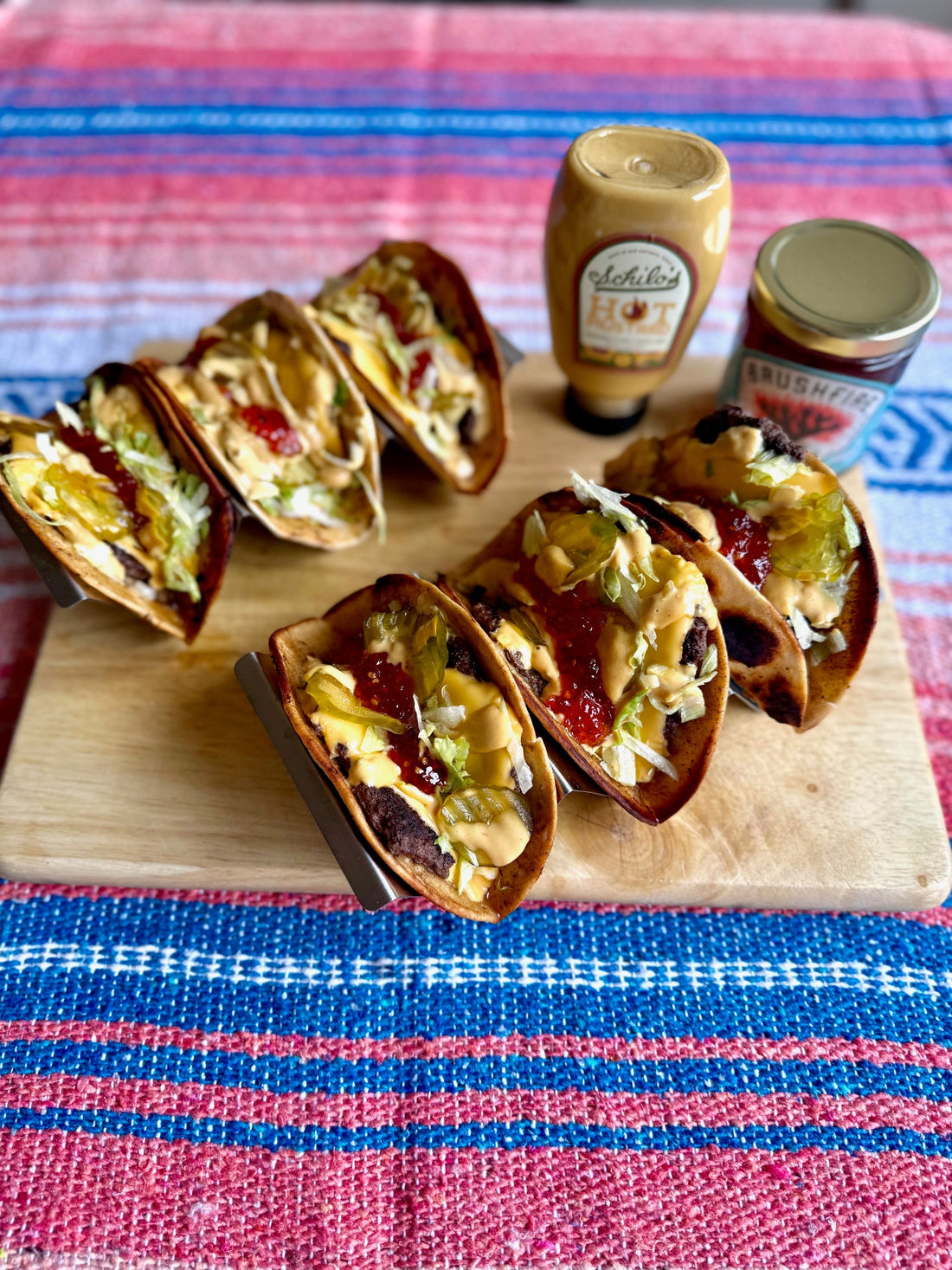Venison Smash Burger Tacos