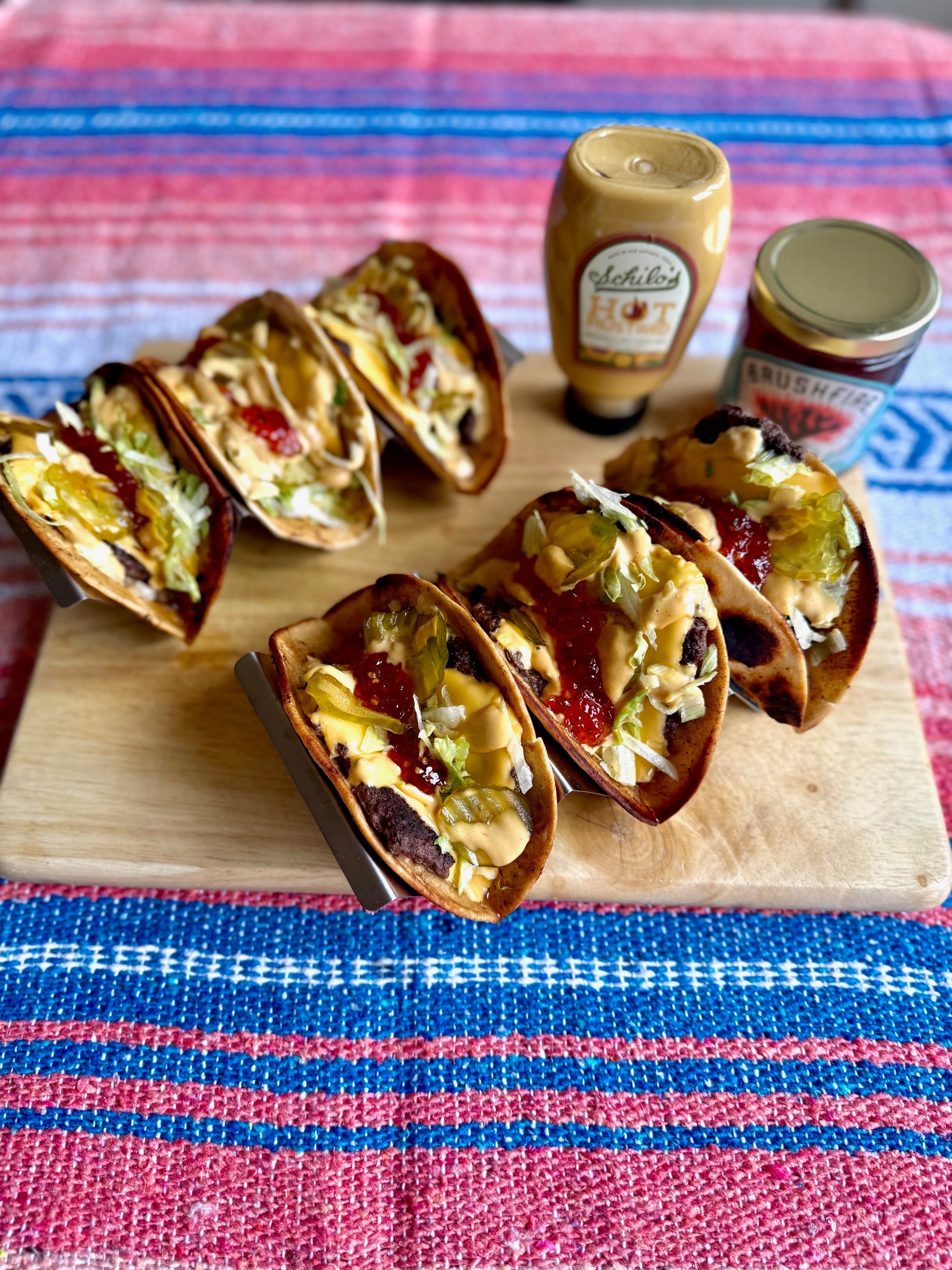 Venison Smash Burger Tacos