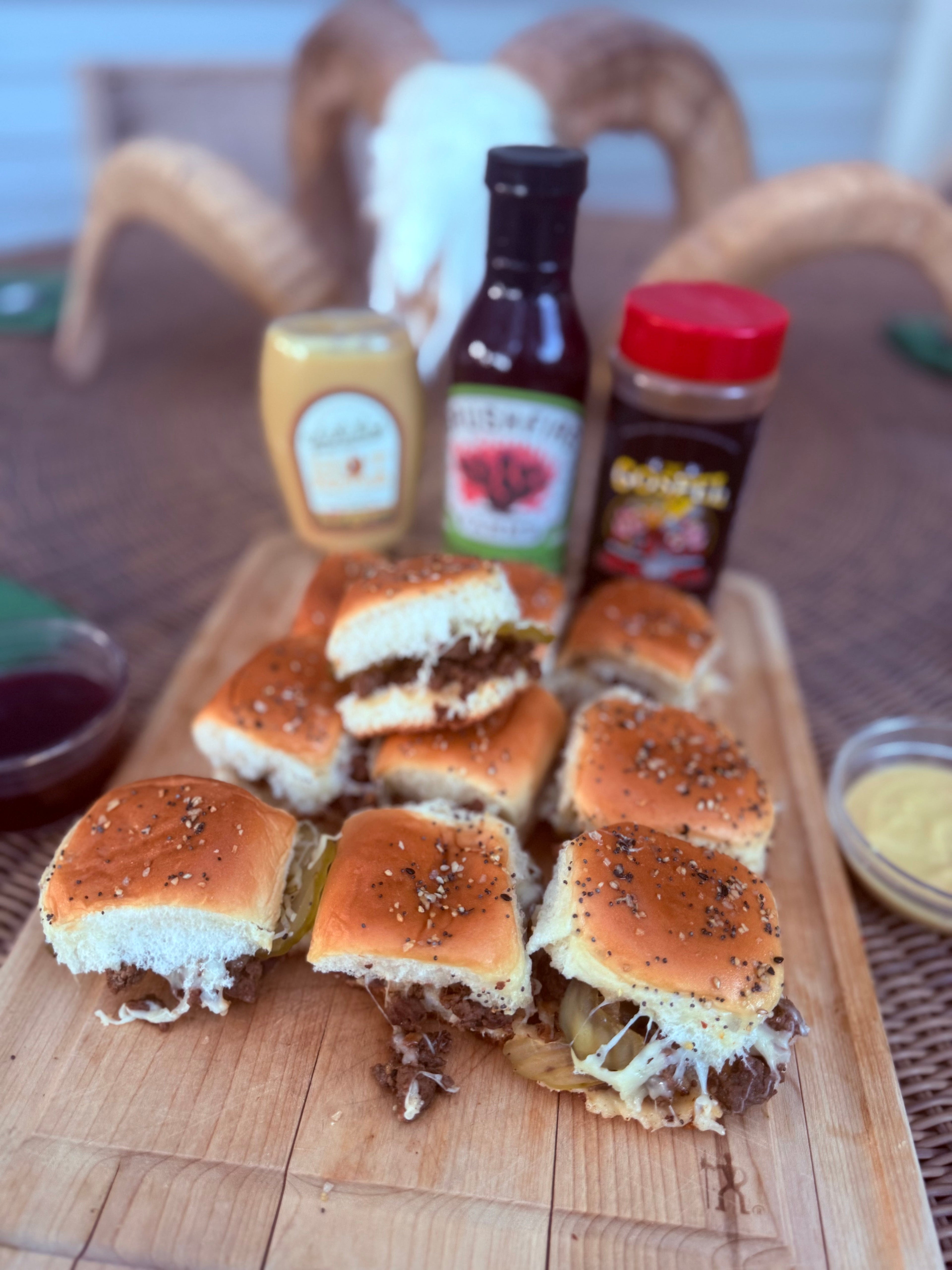 South Texas Chopped Venison Sliders