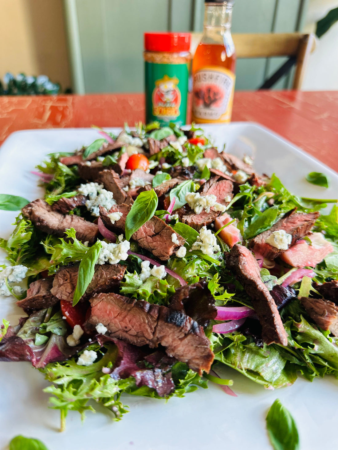 Steak Salad with Prickly Pear Vinaigrette
