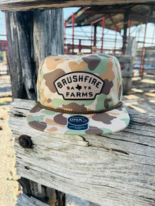 Brushfire Farms Rope Hat with Tan Patch