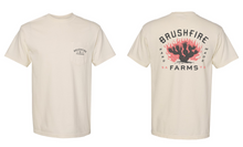 Load image into Gallery viewer, Brushfire Farms Cream Shirt - w/ Cactus Logo