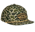 Brushfire Farms Duckland Camo Hat with Tan TX Patch