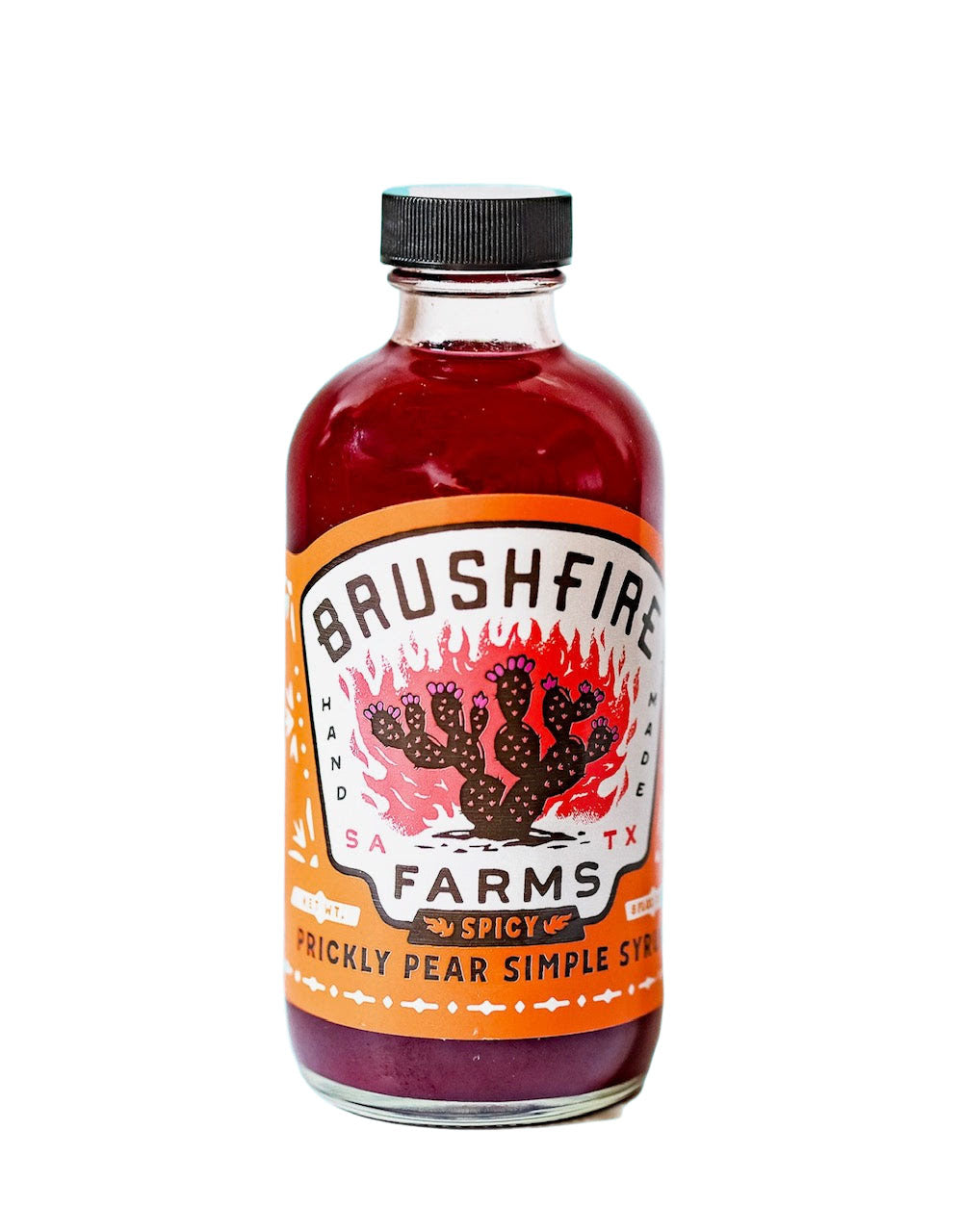 Spicy Prickly Pear Simple Syrup